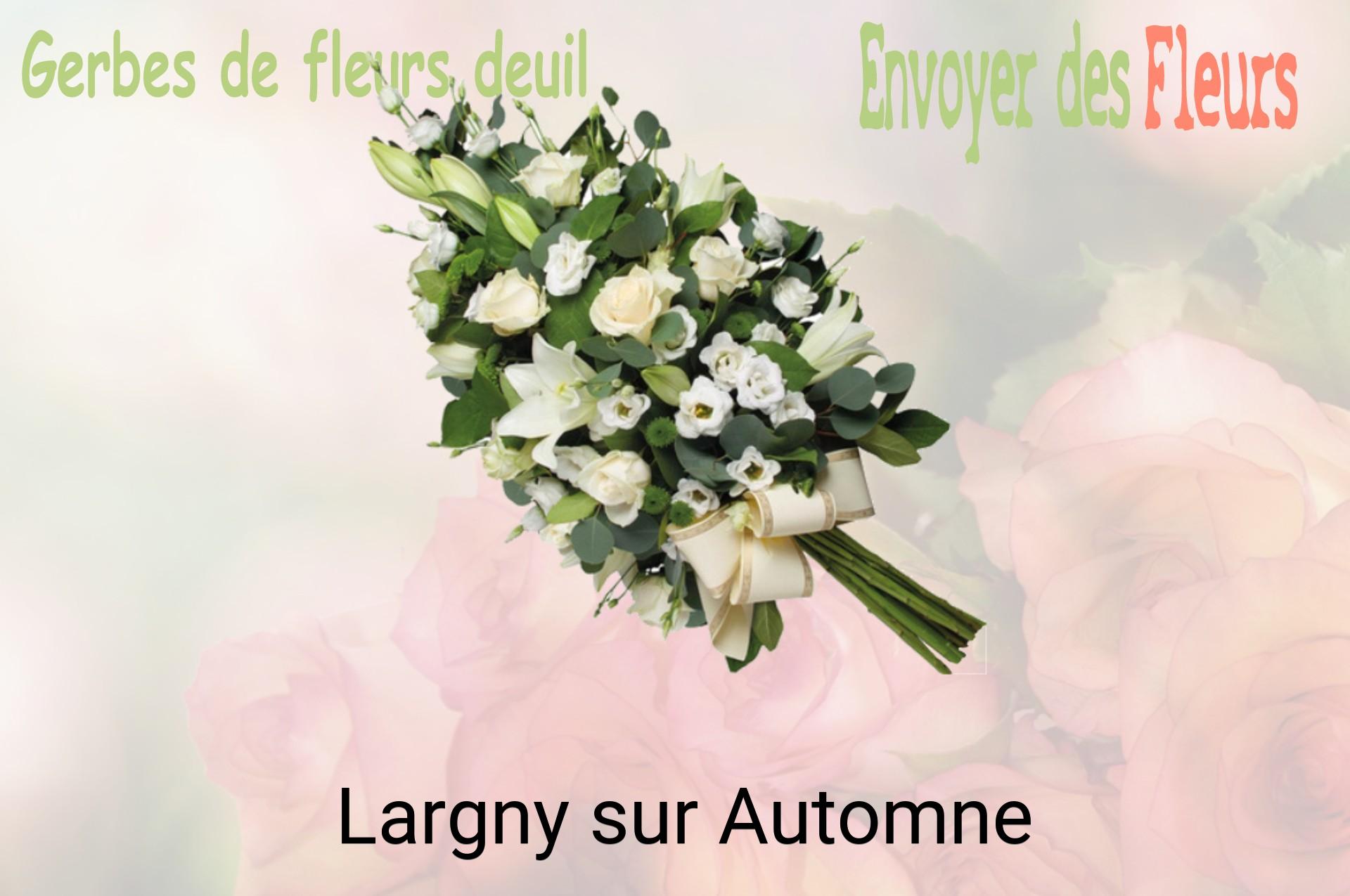Gerbe de fleurs de deuil livrée à Largny-sur-Automne